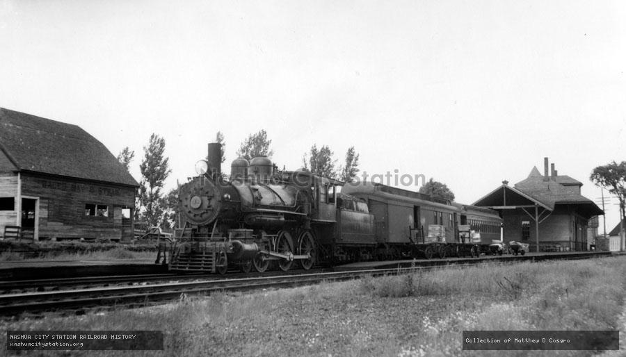 Postcard: Belfast & Moosehead Lake Railroad, Burnham Junction, Maine
